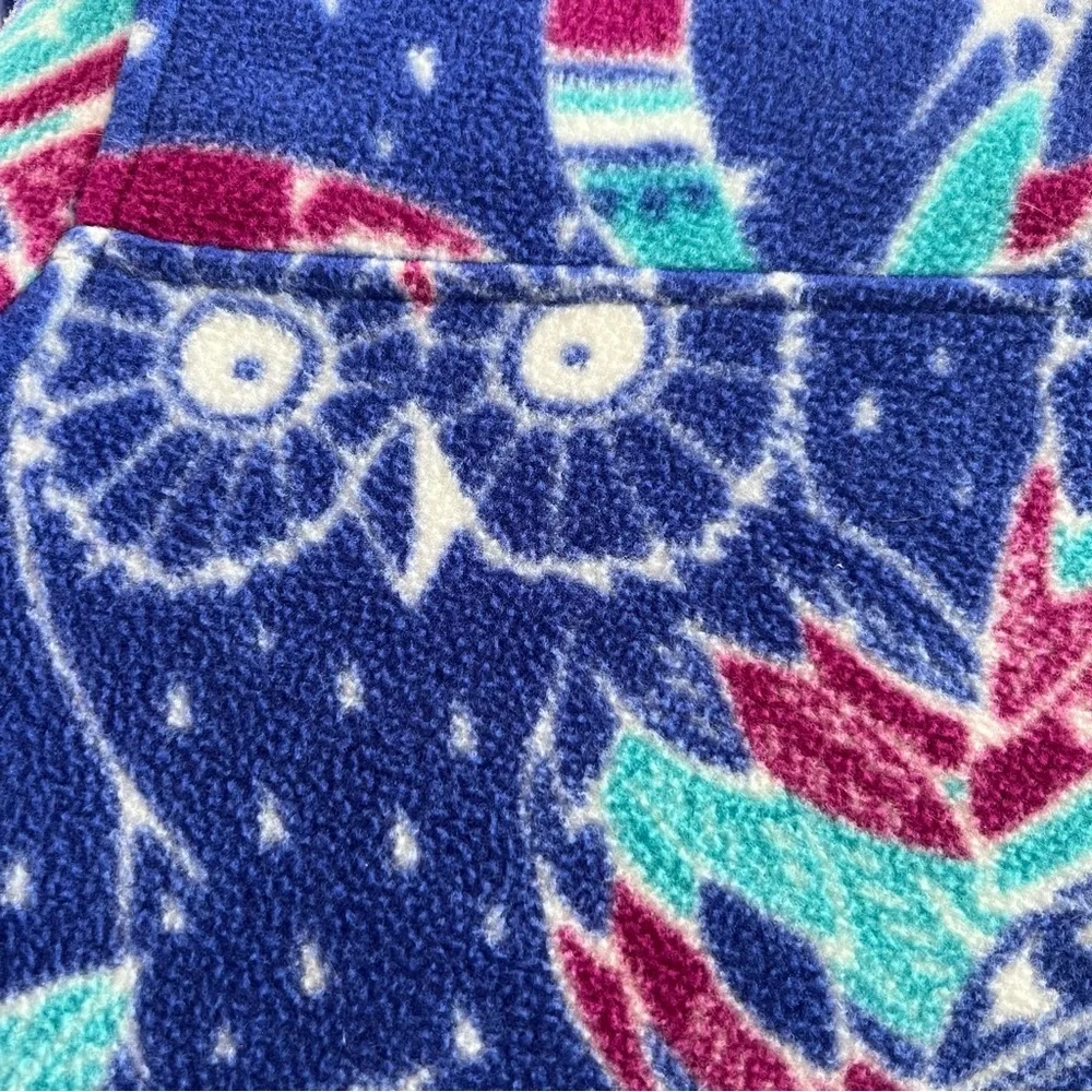 Patagonia Synchilla Snap-T Fleece Pullover Moon Owl Harvest Moon Blue Size L - Picture 6 of 11